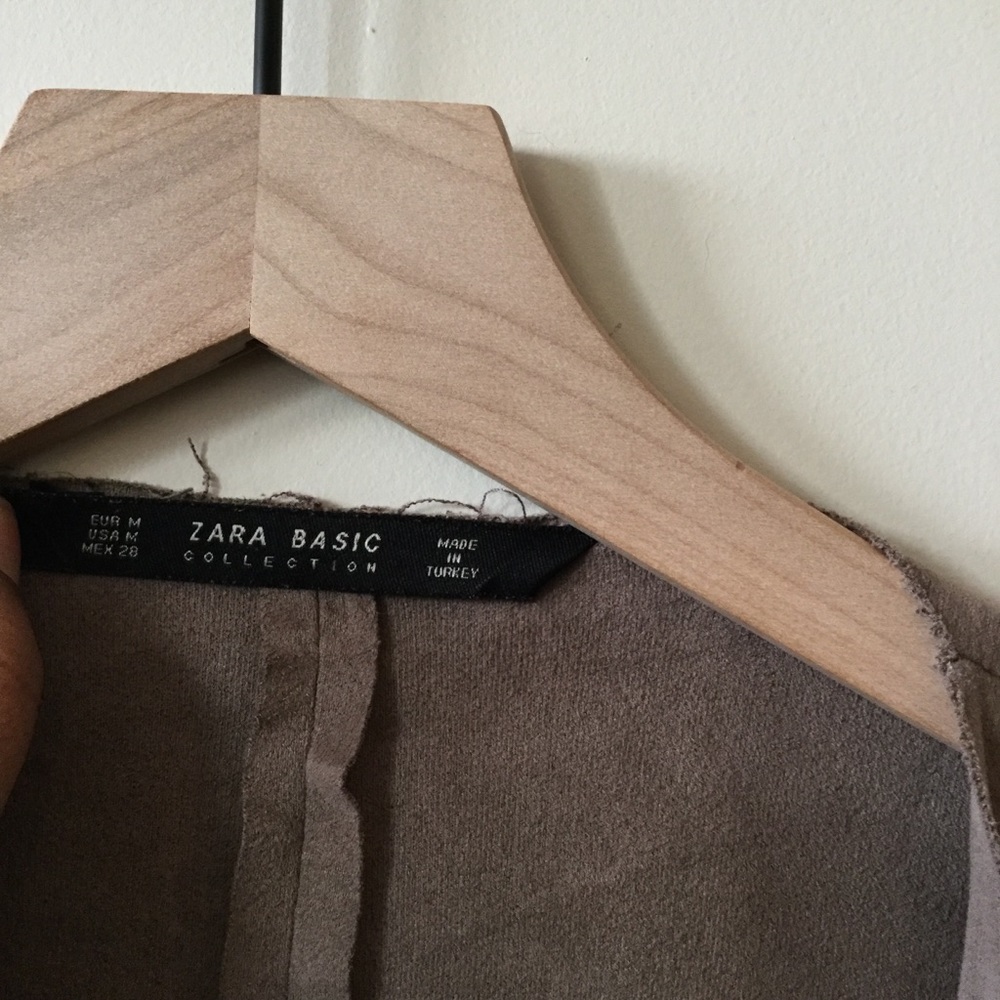 ZARA suede jacket brown - Picture 3 of 5